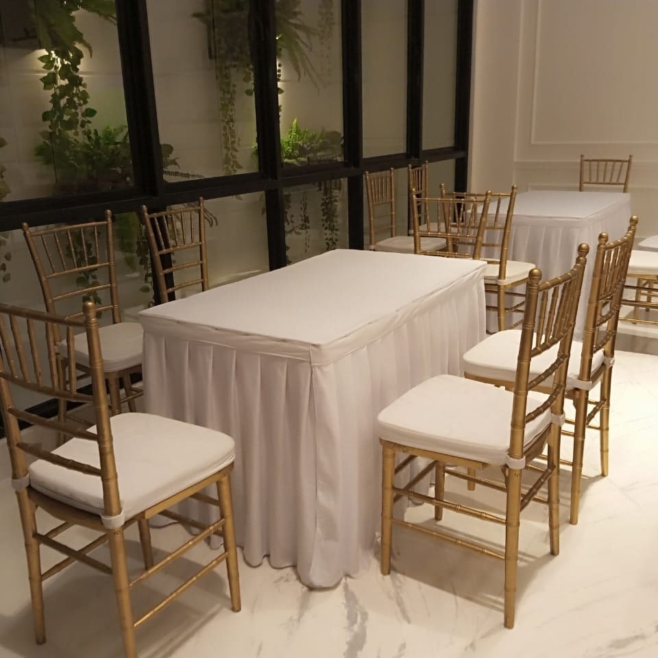 Sewa Kursi Tiffany Jakarta 2025 – Elegan & Nyaman untuk Acara Istimewa